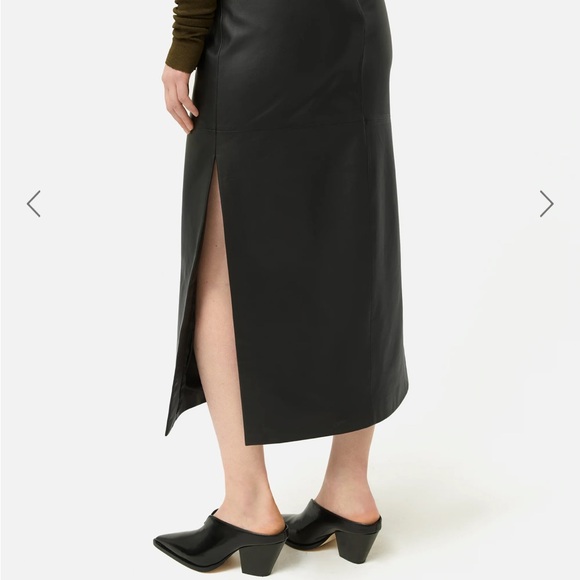 Jigsaw London leather skirt, black, 4 - Picture 4 of 12